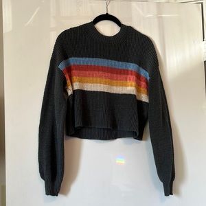 American Eagle Striped Knit Sweater